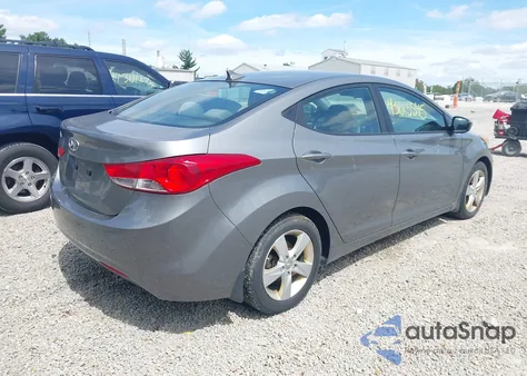 2013 Hyundai Elantra Gls from USA, damaged, VIN 5NPDH4AE1DH343906